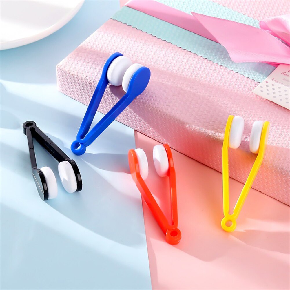 Mini Eye Glasses Lens Cleaning Brush Portable Soft Microfiber Spectacles Sunglasses Cleaner Wipe