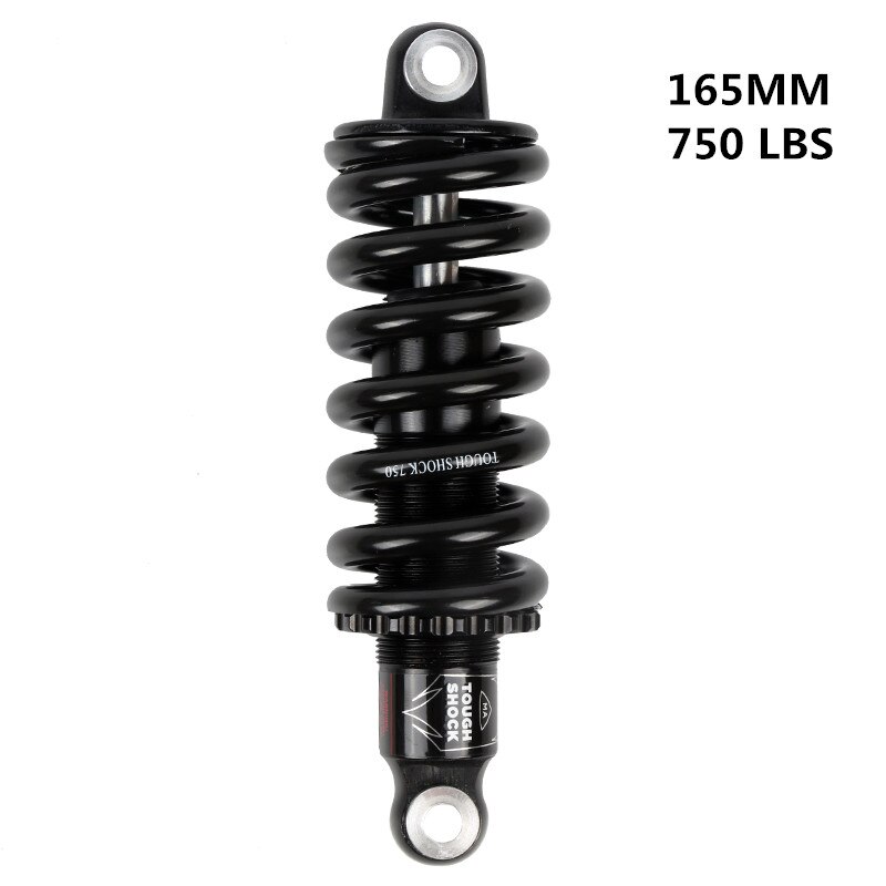 Bike Rear Shock Absorber Suspension Shocks Spring Durable Downhill Mountain Bike shock 165/190MM*550/650/750/850LBS: 165MM 750LBS