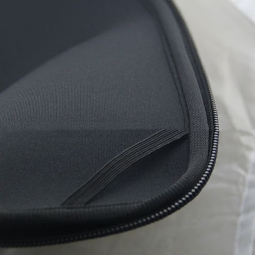 Sort 10 " -17 " bærbar notebook sleeve taske cover med /4 stropper til hp dell lenovo acer taske
