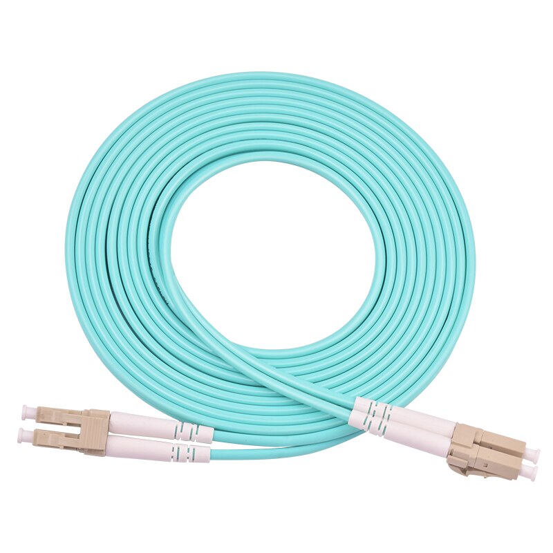 LC to LC OM3 3.0MM UPC Multimode Duplex 3.0MM Fibra fiber optic patch cord Cable 10M 25M 30M 1PCS