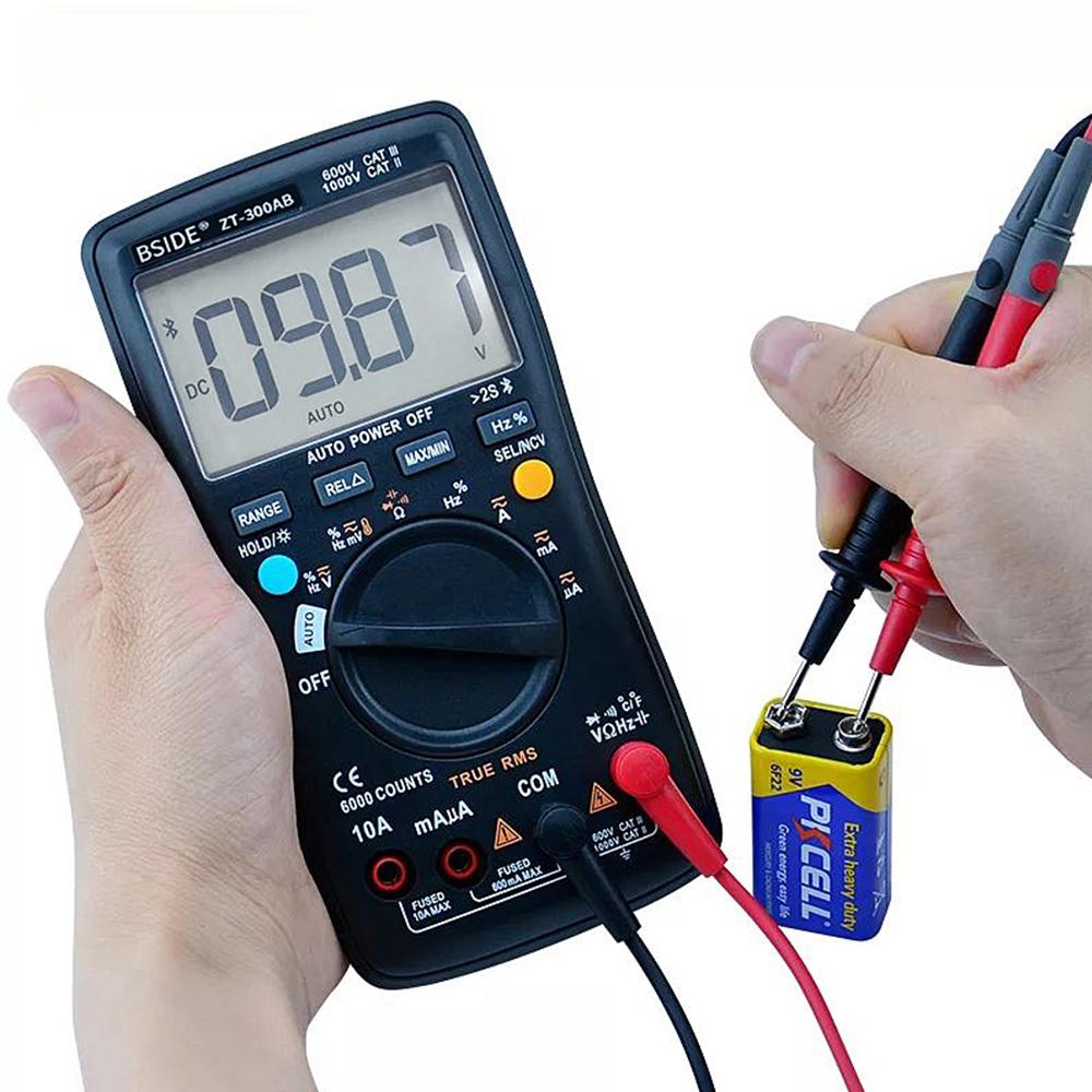 Bside Digitale Multimeter Draadloze Ampèremeter True Rms Auto Belde Intelligente Analoge Voltmeter Condensator Tester Diy Tool