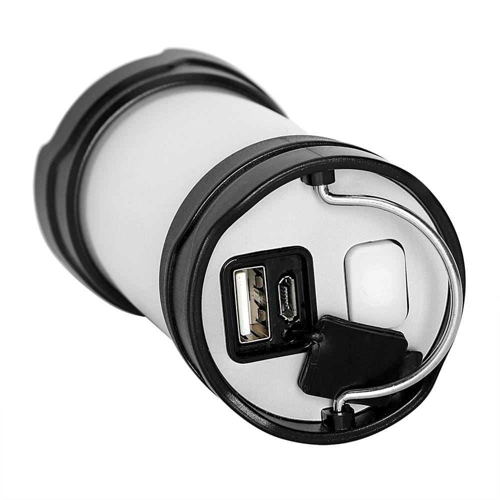 7 moduser leir lampe ledet camping lys usb oppladbart / batterilommelykt søkelyset arbeidslys søkelys nødlys