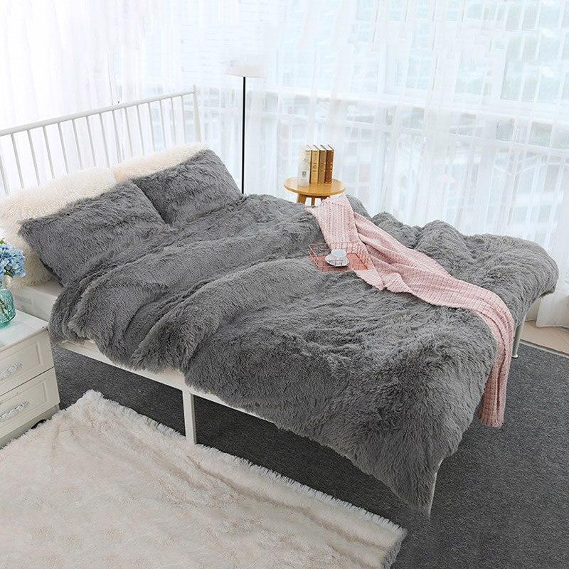 3 Stks/set Pluizige Deken Met Kussensloop Warme Zachte Fleece Deken Voor Kinderen Volwassen Gq