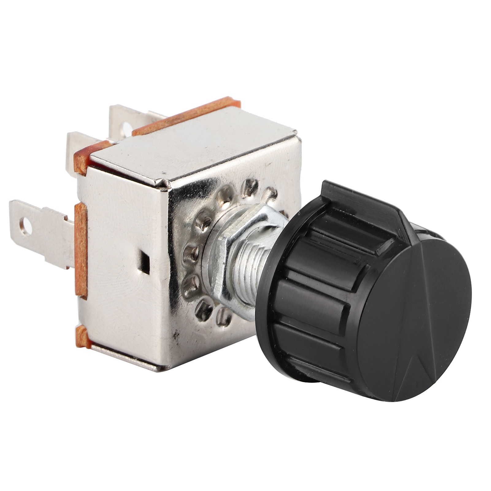 12V 25A Universal AC Blower Switch 3 Speed Air Conditioning Volume Control Rotating Blower Switch With Plastic Knob: Default Title