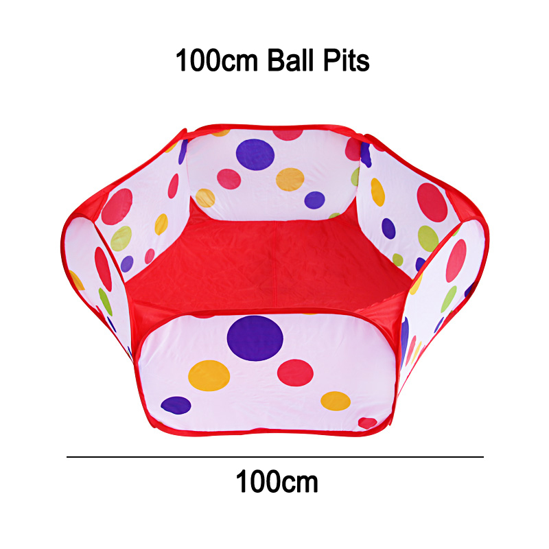 ! 25/50/100/200Pcs Baby Toy Ocean Ball Safe Non-toxic Tasteless Colorful Ball Toys Promote Your Baby's Understanding of Color: 100cm ball pits X