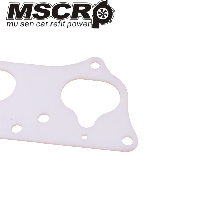 Intake Manifold Throttle Body Heat Shield Gasket Durable Advanced Thermal Insulation Plastics for K24A2 K20A3 K20Z1 K20Z3