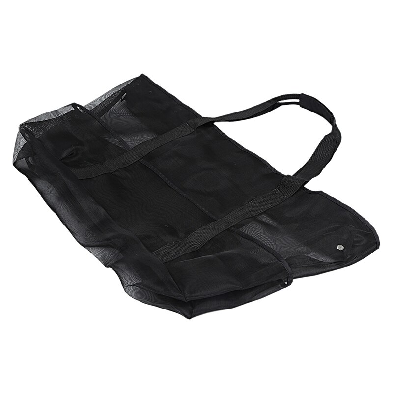 TOPASION Large Mesh Beach Tote Bag - Lightweight Pool Bag With 9 Pockets For Sand Toys & Travel