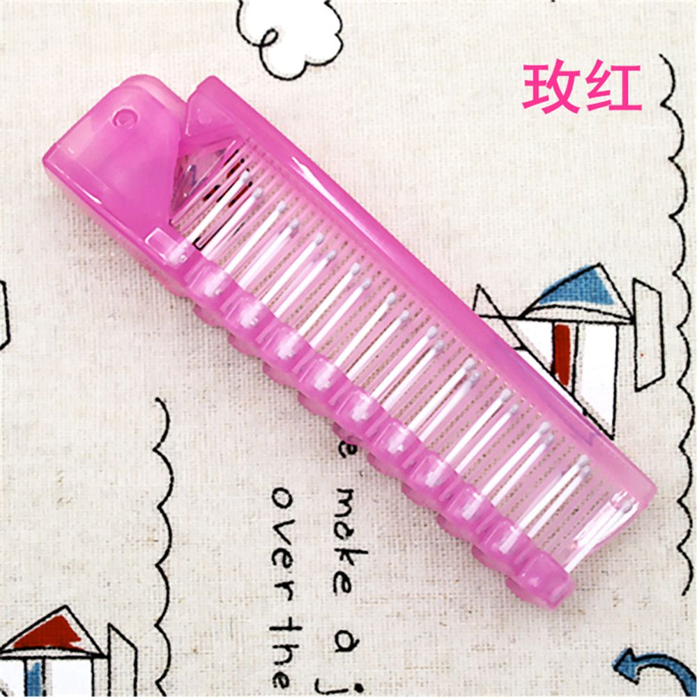 1 Pcs Disposable Travel Hair Comb Brush Foldable Massage Anti-Static Portable Folding Hair Comb Hairdressing Styling Tool: 5