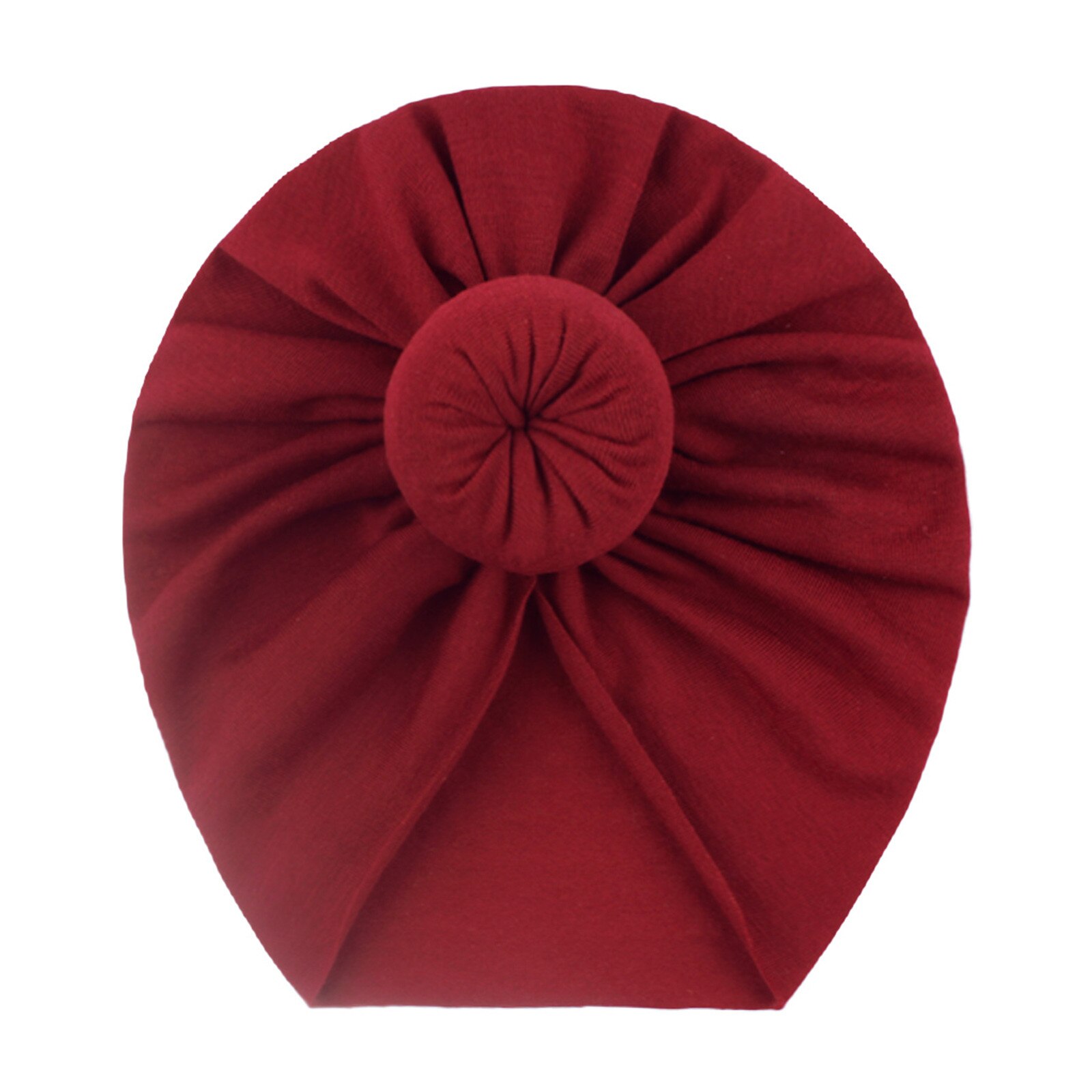 Peuter Kids Baby Hoofdbanden Baby Jongens Meisjes Solid Bow Geknoopt Hoed Beanie Hoofddeksels Accessoires Zachte Tulband Head Band