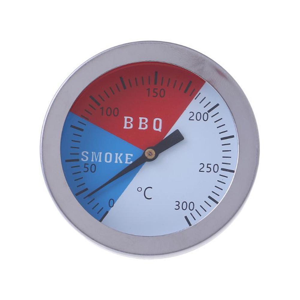 300 Degrees Celsius Thermometer BBQ Smoke Grill Oven Temperature Tool Camp Gauge Outdoor N8L6