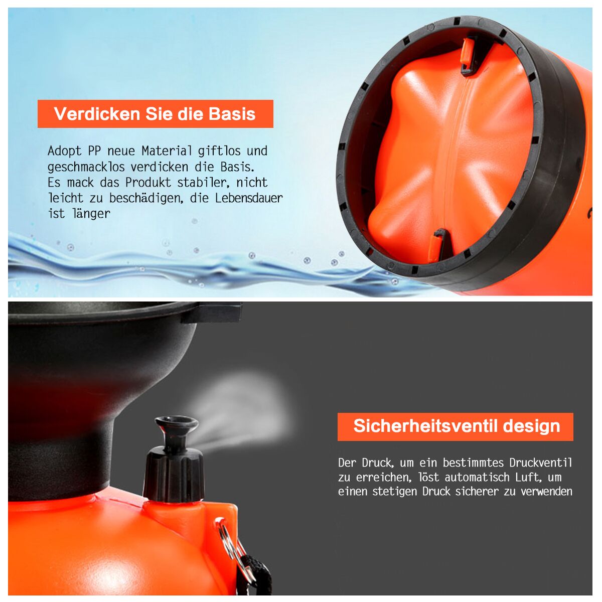 4l tryksprøjter skuldertrykssprøjteflaske til hus og have sprinkler landbrugs havearbejde vanding plante græsplæne sprøjte