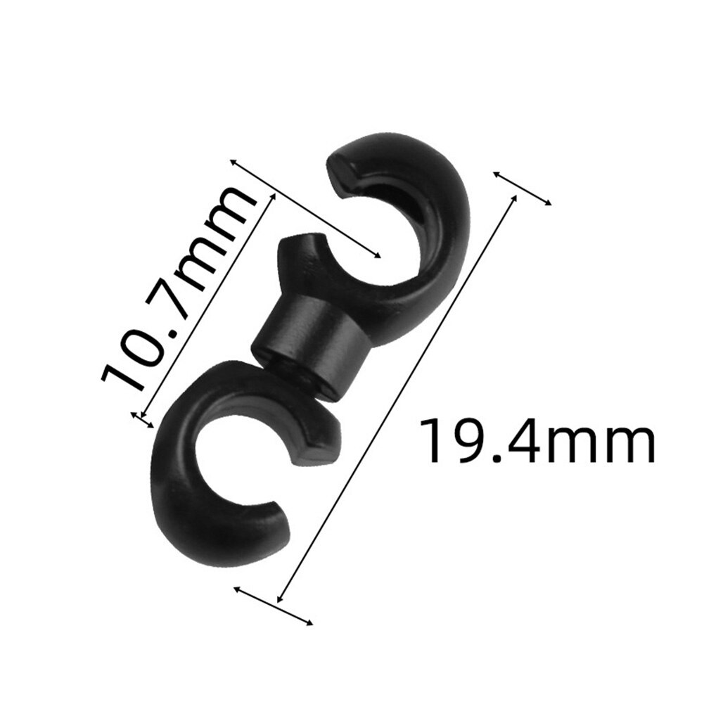 10pcs MTB Bike Brake Gear Cable S Style Clips Rotating Buckle Hose Guide Bicycle Cross Line Hook Tidy Clip Ring Clasp Clips