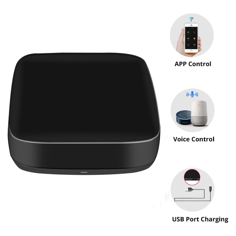 Zemismart – télécommande WiFi IR, contrôle de climatisation, ventilateur, pont TV, Google Home, Alexa Echo, universel, AC Smart Life