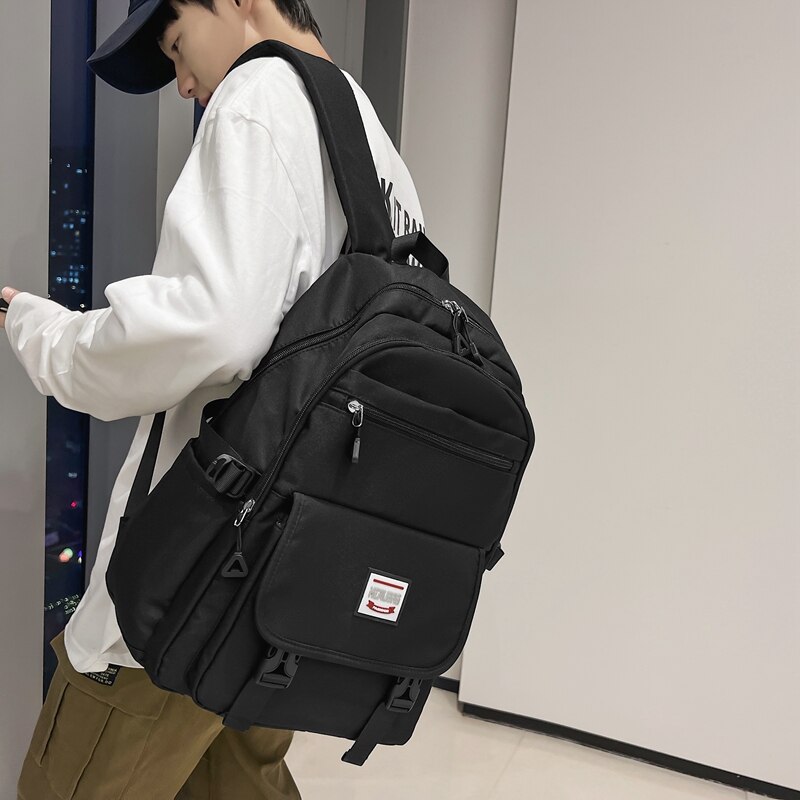 Dcimor Waterdichte Nylon Rugzak Mode Grote Capaciteit Reistas Voor Mannen Cool Rugzakken Vrouwen Schooltas Boek