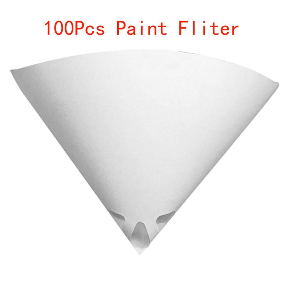 100 Mesh Paper Verfzeefjes Mesh Filter Kegel Papieren Inheemse Houtpulp Milieubescherming Verf Conische Theepot