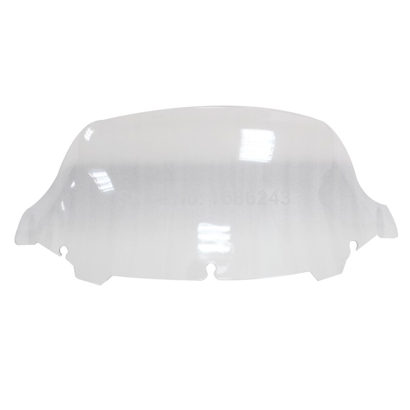 4.5" 7" 10.5" 9 Inch Wave Windshield Fits For Harley Touring Electra Glide Street Glide FLHX FLHXS FLHTK Trike 14-19 Windscreen: 10.5 inch Clear