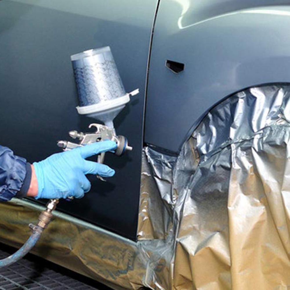 Paquete de 100 filtros para pintura de 100 micras embudo cónico con malla de nailon de Filtro de pintura cónica