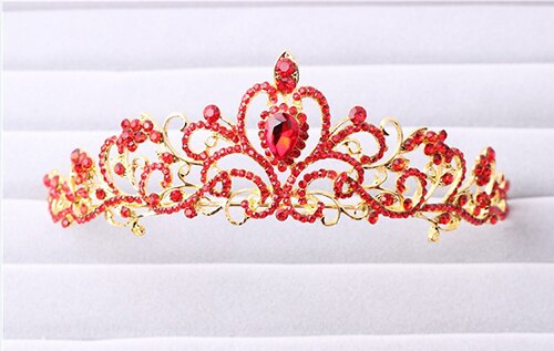 Noiva coroa tiara casamento jóias coroas de cristal faixa de cabelo prata cor ouro acessórios de cabelo da dama de honra bandana para o aniversário: 02H82JM-2