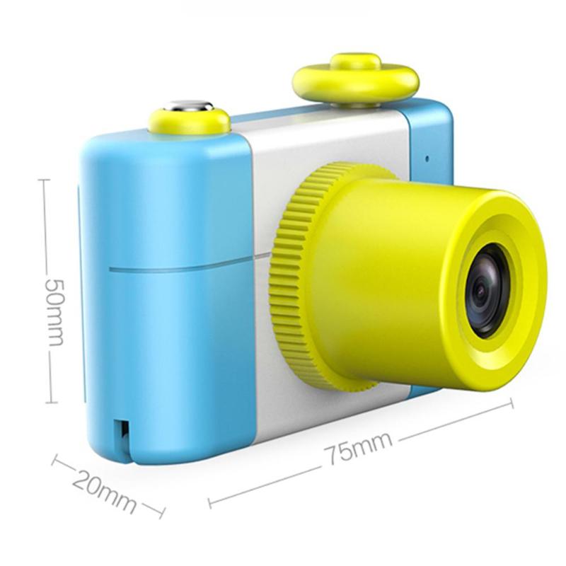 Winait 5mp Kids MINI digital camera with 1.5'' TFT Color display, boy/girl DIY sticker mini camera: Blue / standard