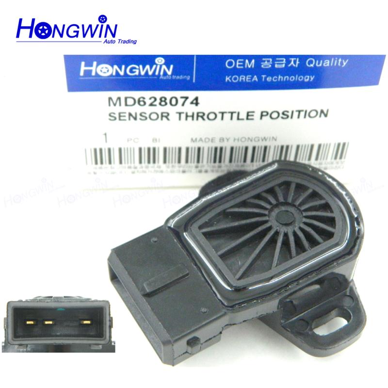 Ægte no . md628074 gasspjældpositionssensor tps sensor passer til mitsubishi lancer outlander pajero 550515 j5645001 th404 1580818