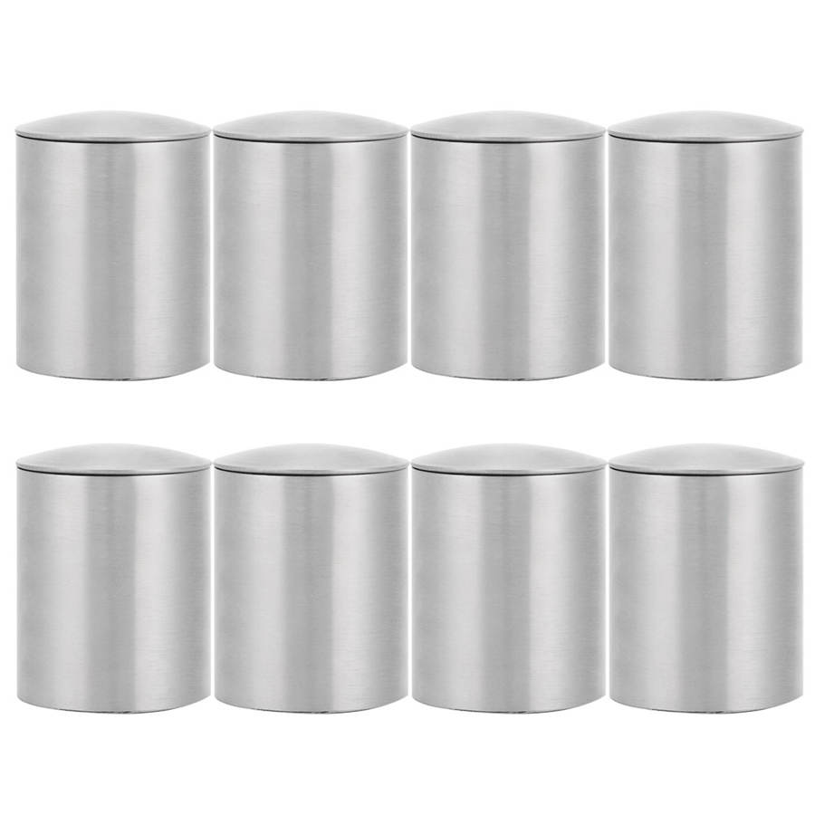 8 st / set hushållsduschrum dörrknopp badrum trädörr cylindriskt handtag glas duschdörrknopp kristall dörrhandtag: Default Title
