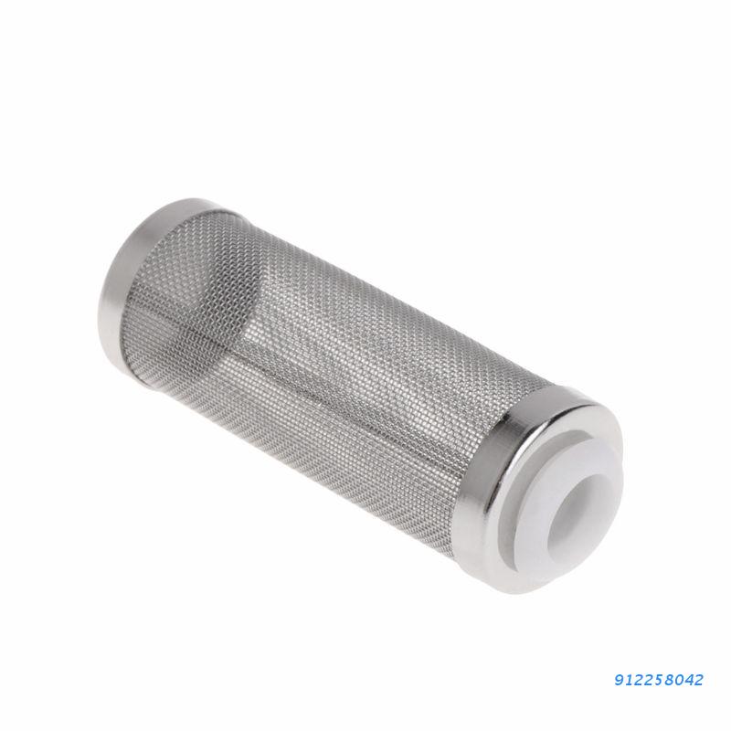 Stainless Steel Aquarium Filter Entry Net Shrimp Cylinder Fish Tank Inflow Inlet: S