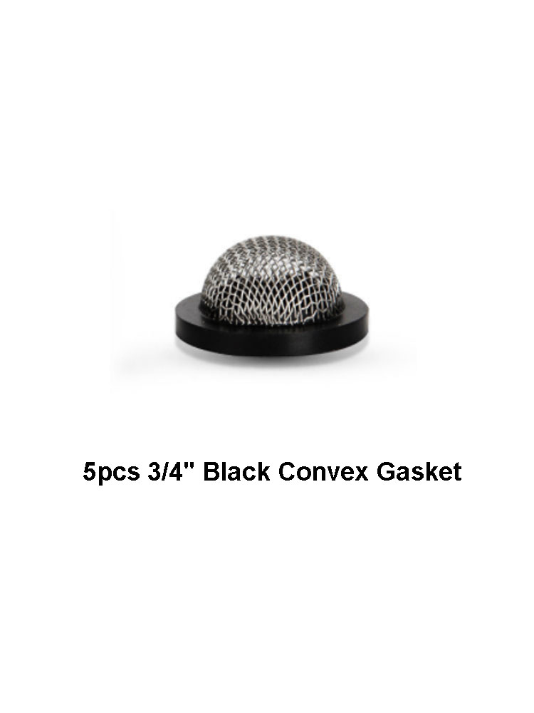 5 Stuks 1/2 "3/4" O-Ring Afdichting Slang Pakking Rubberen Ring met Filter Netto voor Kraan Grommet Rubberen Pakking Filter Wasmachine Gootsteenzeefje: Licht Groen