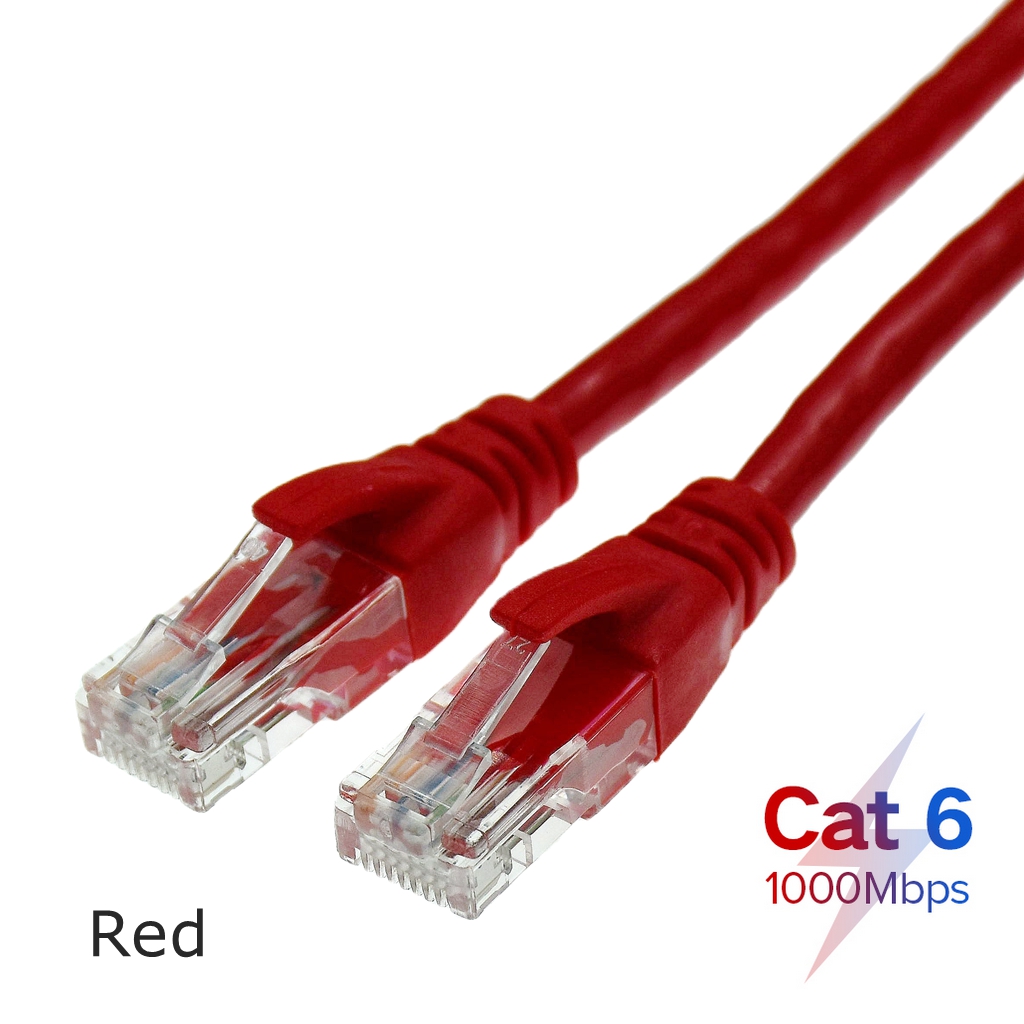 Short CAT6 RJ45 CAT 6 CAT6e cat5a UTP Ethernet Network Router Modem Cable Male to Male RJ45 Patch LAN cable Cord 15cm 30cm 1m: Red / 50m