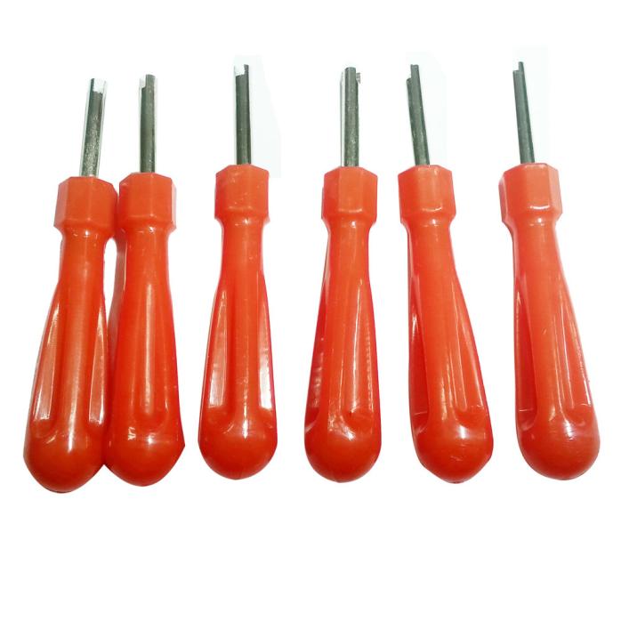 100% Brand And Slotted Handle Car Auto Valve Core Removal Tool Screwdriver
