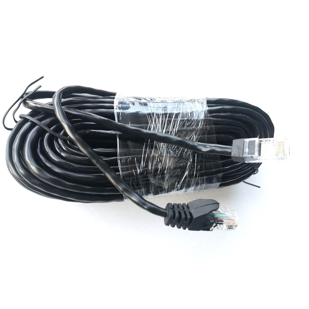 Value 2pcs 20M 65ft cat5 Ethernet Network Cable RJ45 Patch Outdoor Waterproof LAN Cable Wires For CCTV POE IP Camera System