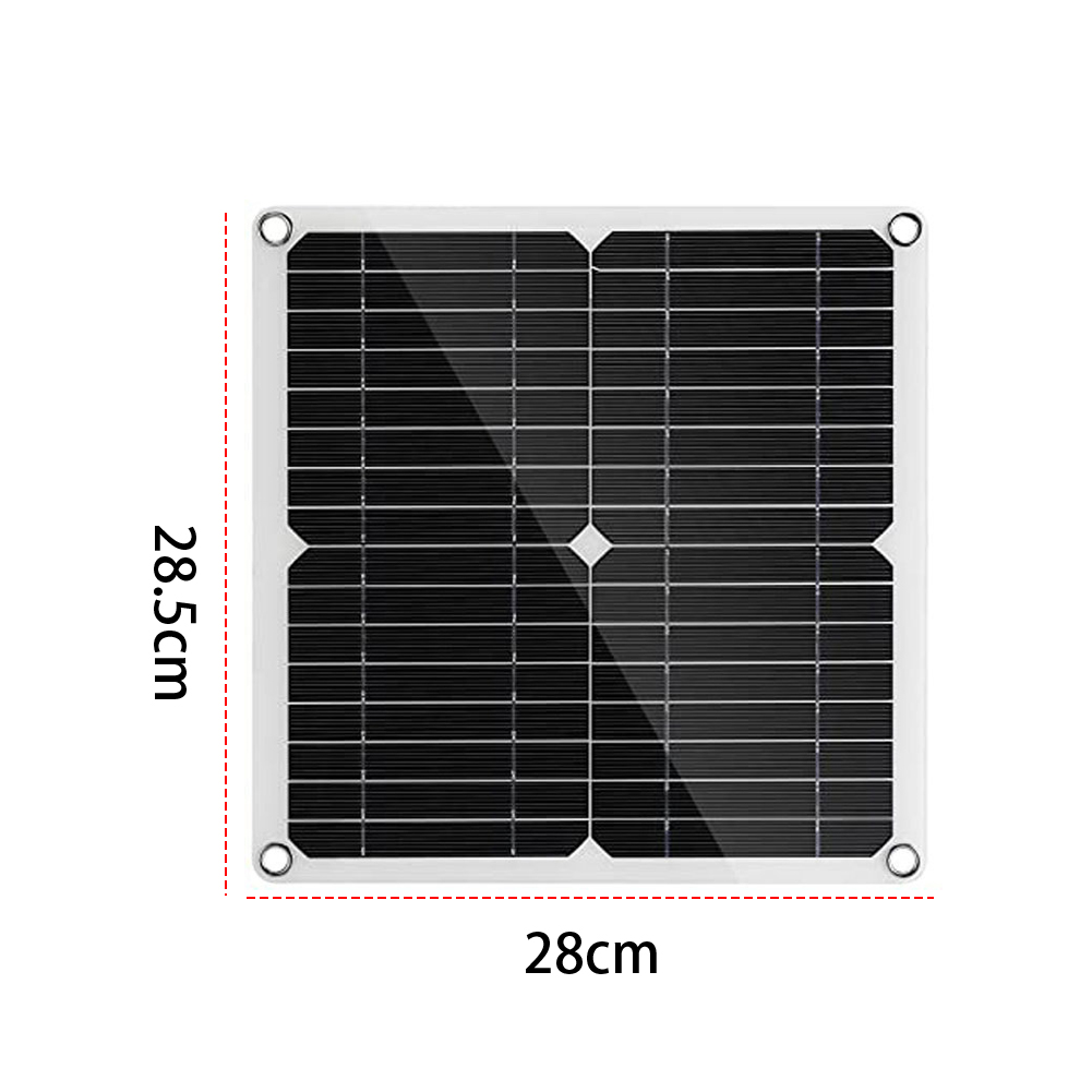 12W Solar Exhaust Fan Waterproof Solar Panel Powered Fan Mini Ventilator for Greenhouse Chicken Coop Shed Dog House Outside