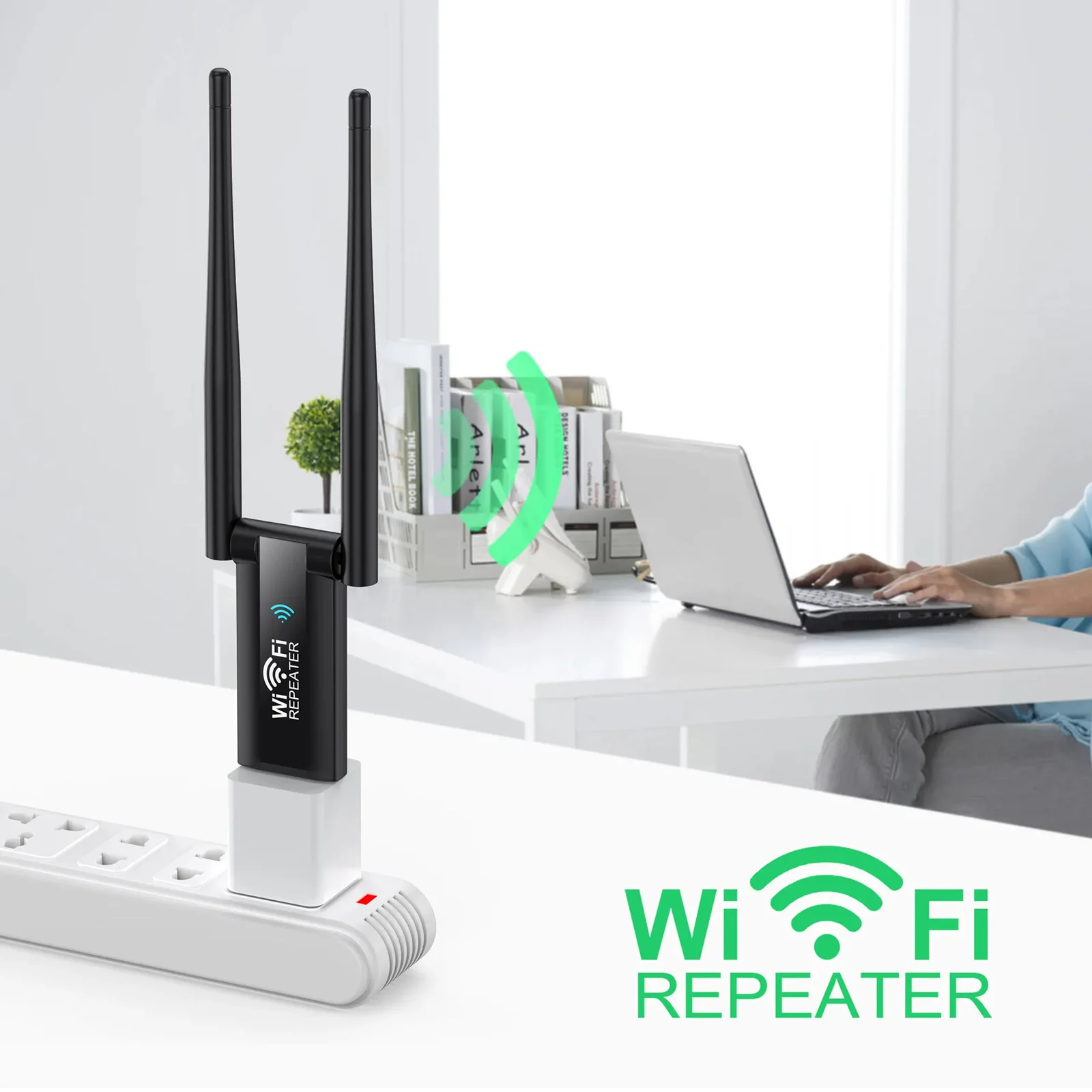 2 4G 300Mbps Bezprzewodowy USB WiFi Repeater Extender Dalekiego Zasięgu Wzmacniacz Sygnału Domowy Sieciowy Routera Wi-Fi Wzmacniacz Sygnału