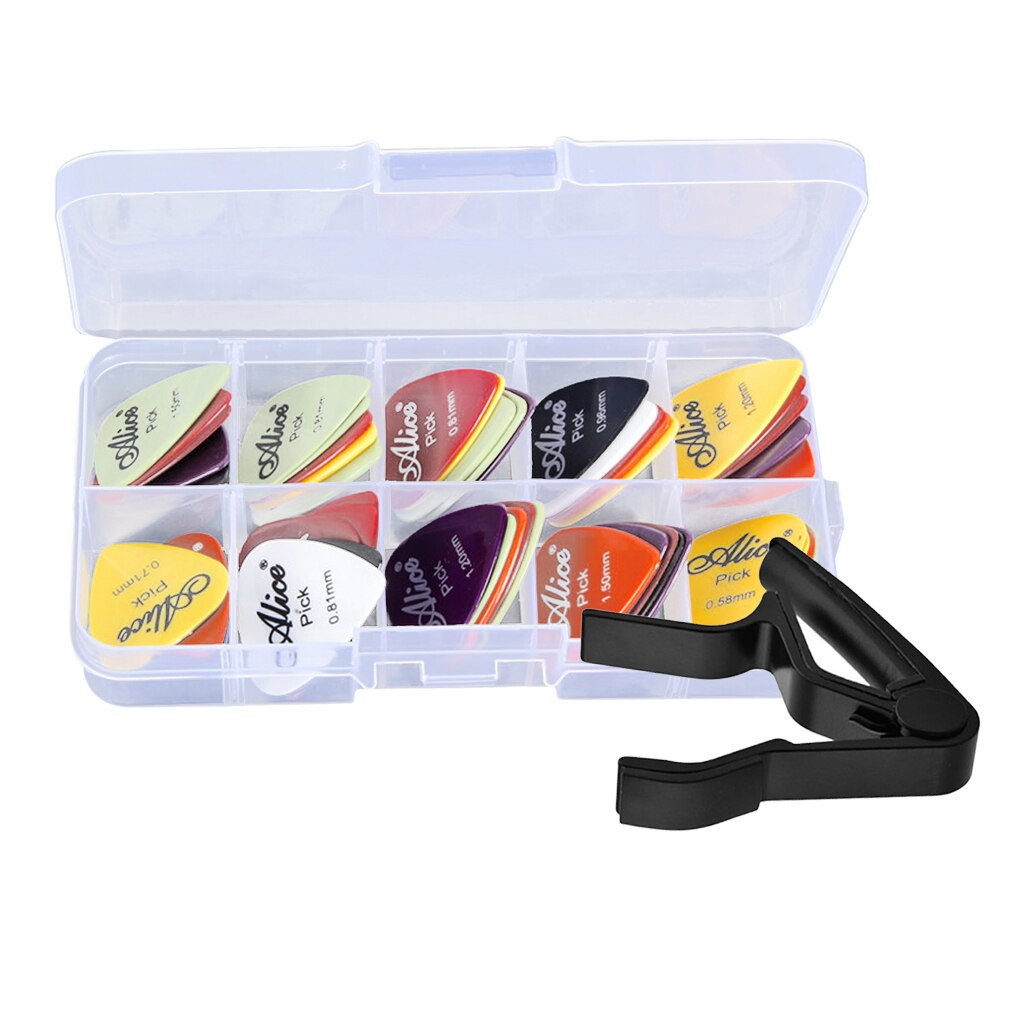 Gitaar Plectrum Set Met Capo Kapo Voor Akoestische Gitaar Elektrische Gitaar