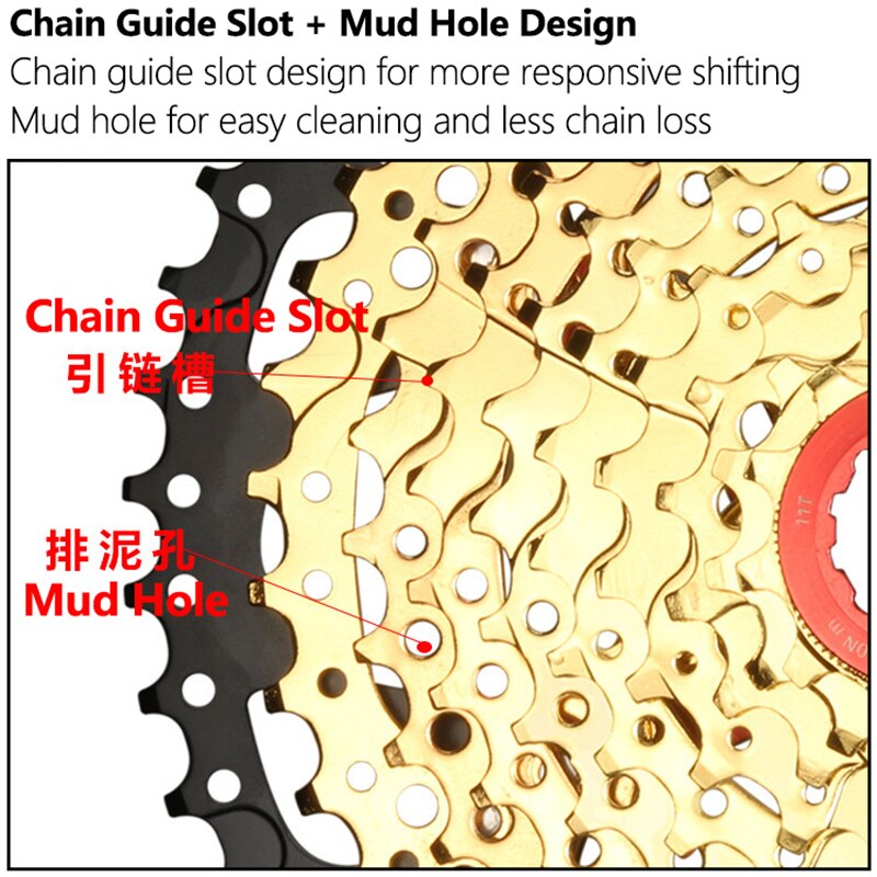 Bolany 9 10 11 Speed Mtb Fiets Cassette Cogs 11-46T 50T Fiets Tandwiel Fiets Deel Voor shimano Sram Berg Fietsen Onderdelen