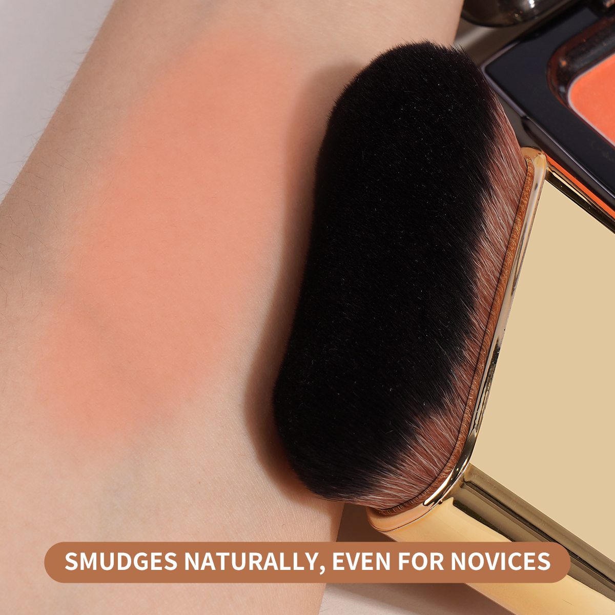 Pinceau de maquillage sirène pour fond de teint corporel, brosse pour bronzage, mousse autobronzante, sans soleil, 1 pièce