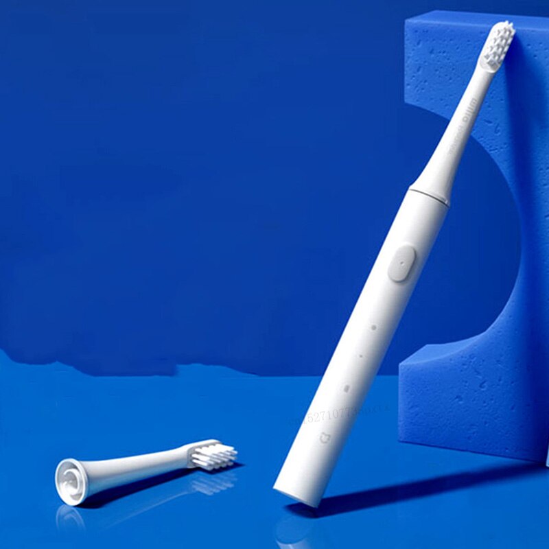 Xiaomi-cepillo de dientes eléctrico Mijia T100 para adulto, resistente al agua, Ultra sónico, automático, recargable por USB