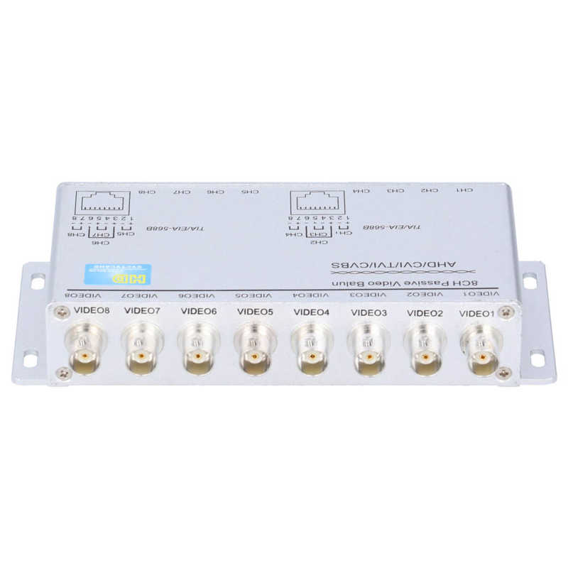 8 Channel Passive Video Balun Twisted-Pair Transmitter 720P 1080P High Definition AHD/CVI/TVI/CVBS