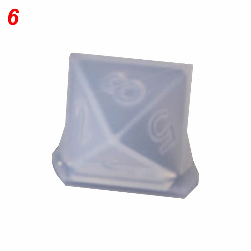 Würfel form DIY Kristall Epoxy Form Würfel Filet Form Multi-spec Digitale Spiel Silikon Form Würfel Machen Form epoxy harz formen: 6