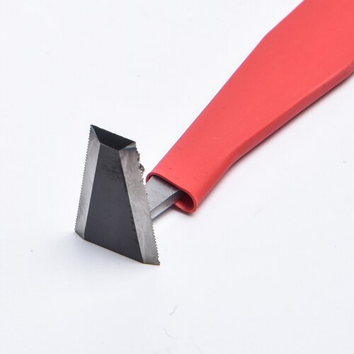 Herramienta de corte de acero de tungsteno con dientes afilados, cuchillo de acero de tungsteno, herramienta de modelado de recorte áspero de cerámica DIY, herramienta de escultura de barro: No.2