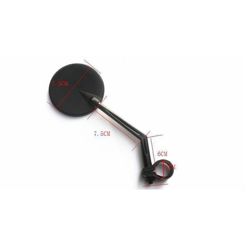 JS Cirkel Fietsstuur Rear View Glas Spiegel Bike Fietsen Veilig Breed Scala Back Zicht Reflector Hoek Verstelbare Glazen