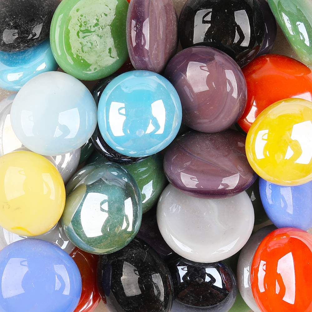 200g/35pz Medio 17-22 millimetri di Vetro Trasparente gocce Pepite perline di Vetro gemme di Vetro Rosso Blu verde Giallo mosaico fai da te che fa il mestiere: DM900