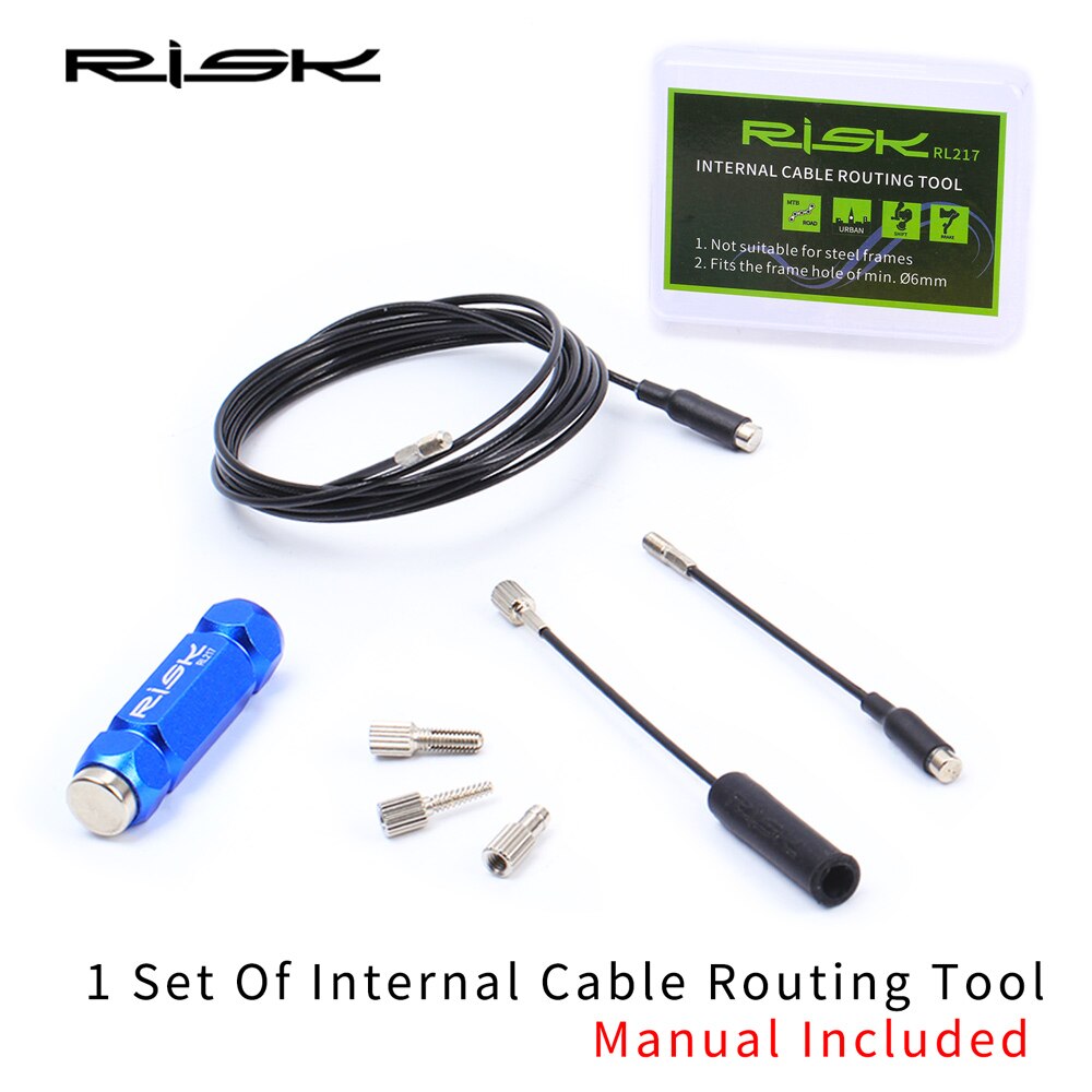 RISK Bicycle Internal Cable Routing Tool Kits for MTB Road Bike Carbon Frame Shift Hydraulic Wire Shifter Guide Install Tool Set: Default Title