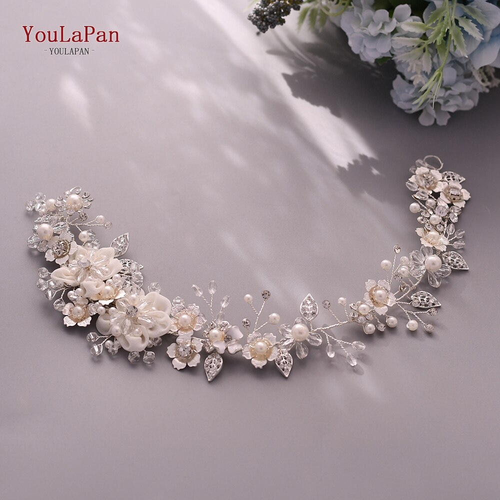TOPQUEEN SH275 Rhinestone Belt Western Belts Women Decorative Dress Belts Silver Alloy Leaf Bridal Belts Belts