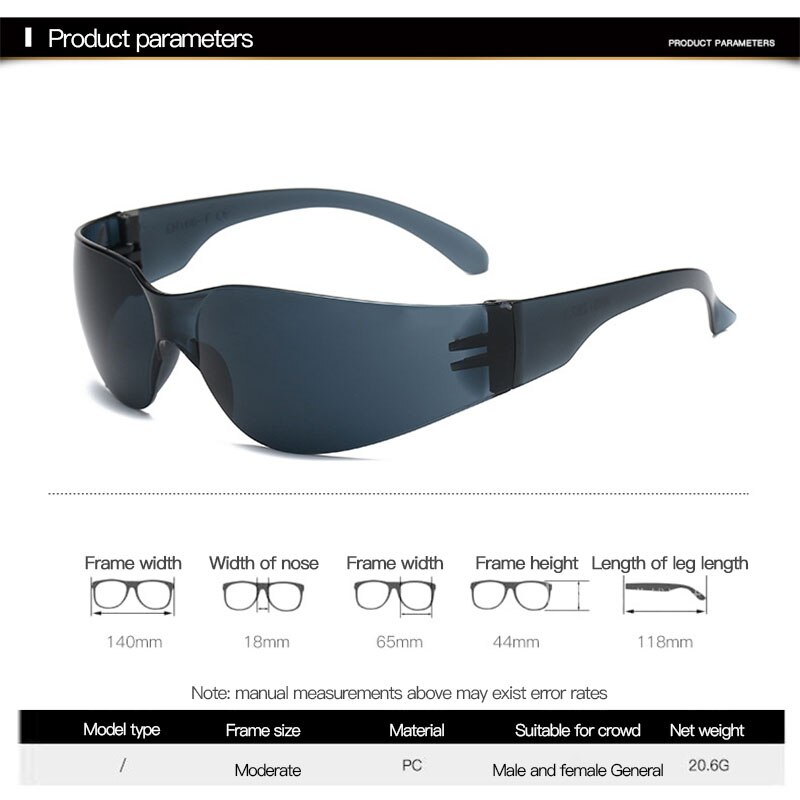 Gafas de sol de ciclismo para hombre y mujer, lentes de seguridad de conducción UV antigolpes, a prueba de viento, accesorios para motocicleta
