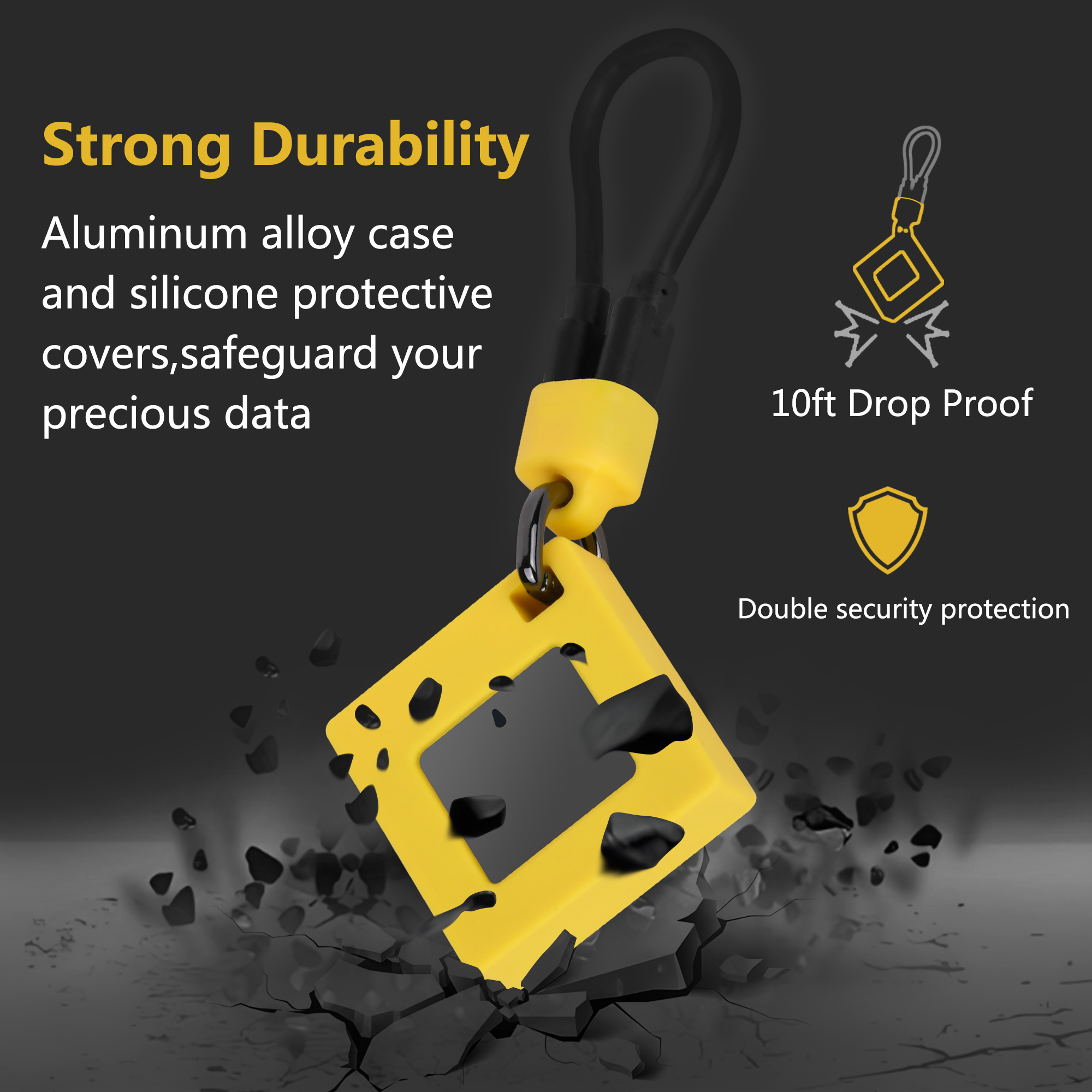 Mini M2 SSD Enclosure NVMe 10Gbps 2TB PCIe Case USB 3.2 Gen2 Tool-Free External Adapter with Active Cooling for 2230 SSD