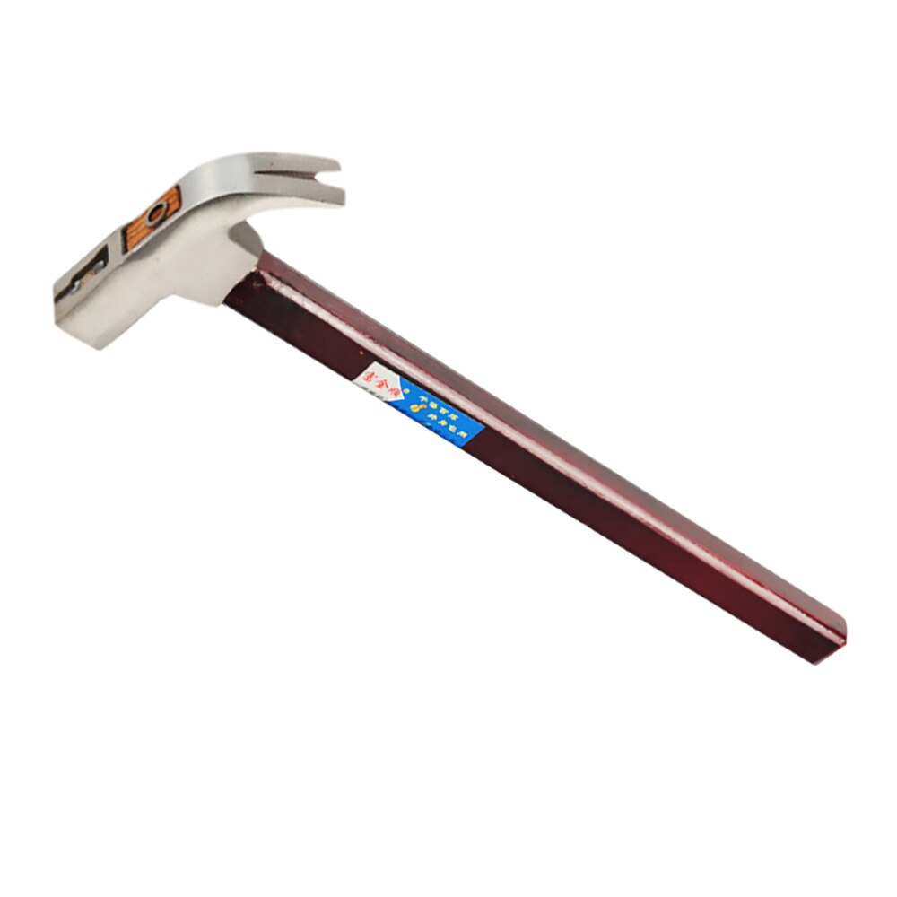 1PC Wood Handle Hammer Anti-slip Claw Hammer Practical Nail Hammer Nail Pulling Hammer Nailucker Hammer for Dorm Hometudio