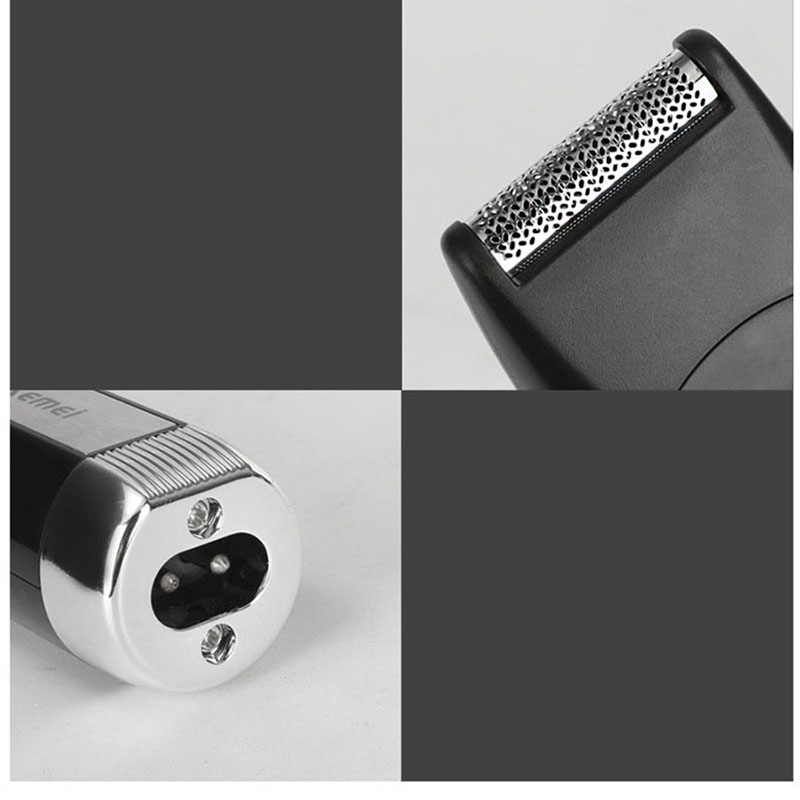 Kemei KM-6630 Electric Nose Hair Trimmer Multifunction 4 IN 1 Rechargeable Men's Trimmer Beard Sideburn Face Hair Trimmer