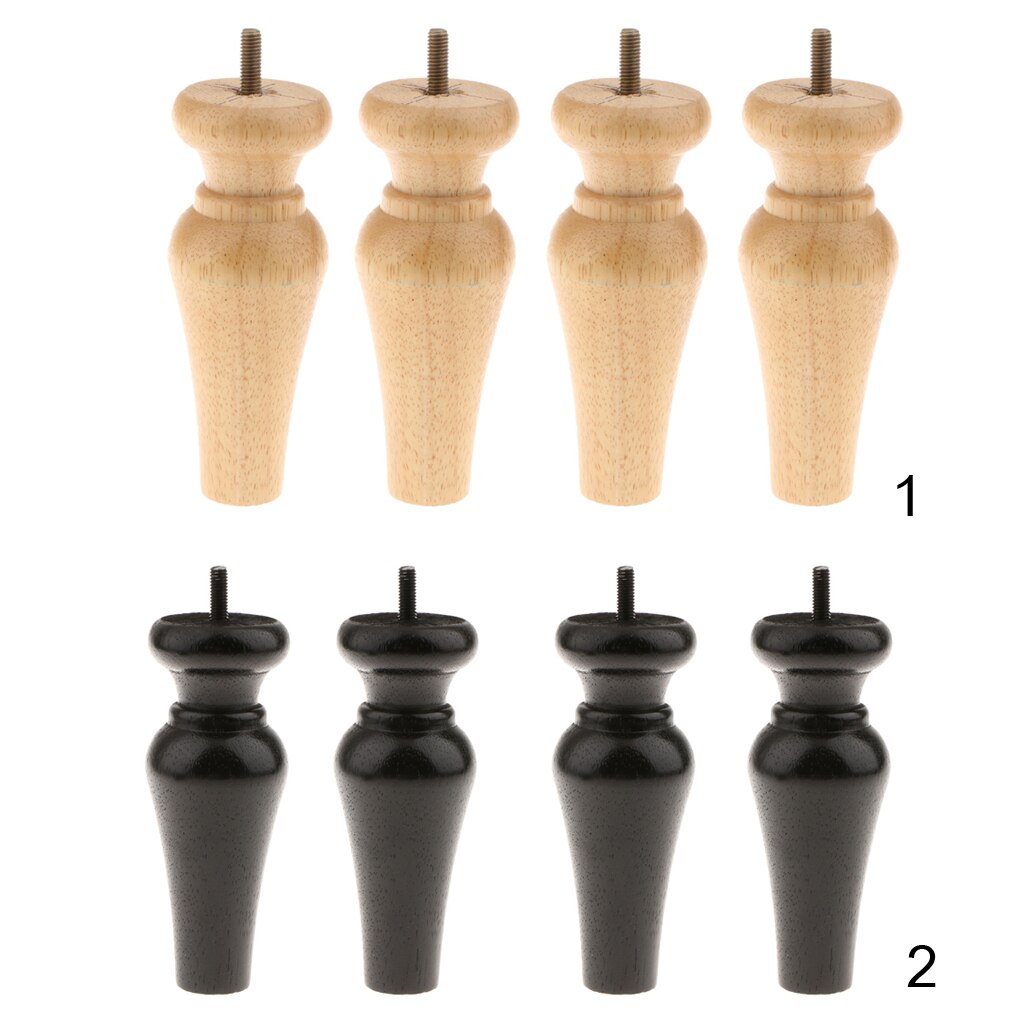 4 Stukken Massief Houten Sofa Benen Raisers Extension