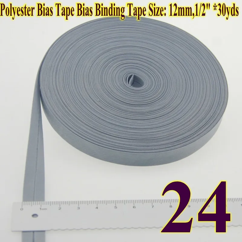 Hoogwaardig polyester biaisband van 12mm (1/2 cm breed en ) x 30 meter lang voor doe-het-zelf naaiprojecten.: Roze