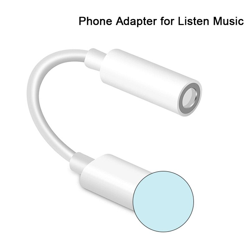 Oortelefoon Adapter Voor Female Naar 3.5Mm Male Kabel Adaptador Op Iphone 7 8 11 Pro X Xr Alle Ios systeem Converter Hoofdtelefoon Adapters